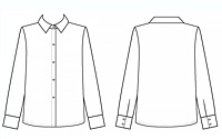 เสื้อเชิ้ตแขนยาวทรงหลวม (หญิง)